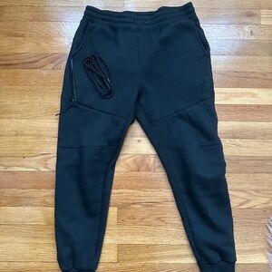 Men's Black Jogger Sweatpants - Comfortable Athletic Fit